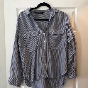 ZARA Striped Shirt w/ Pockets